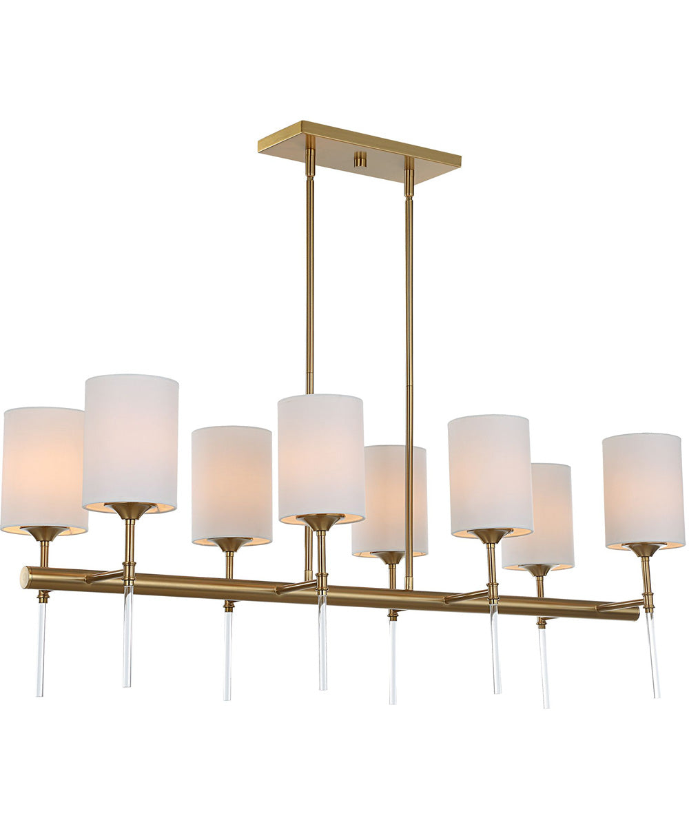 Awyr 8 Light Linear Chandelier