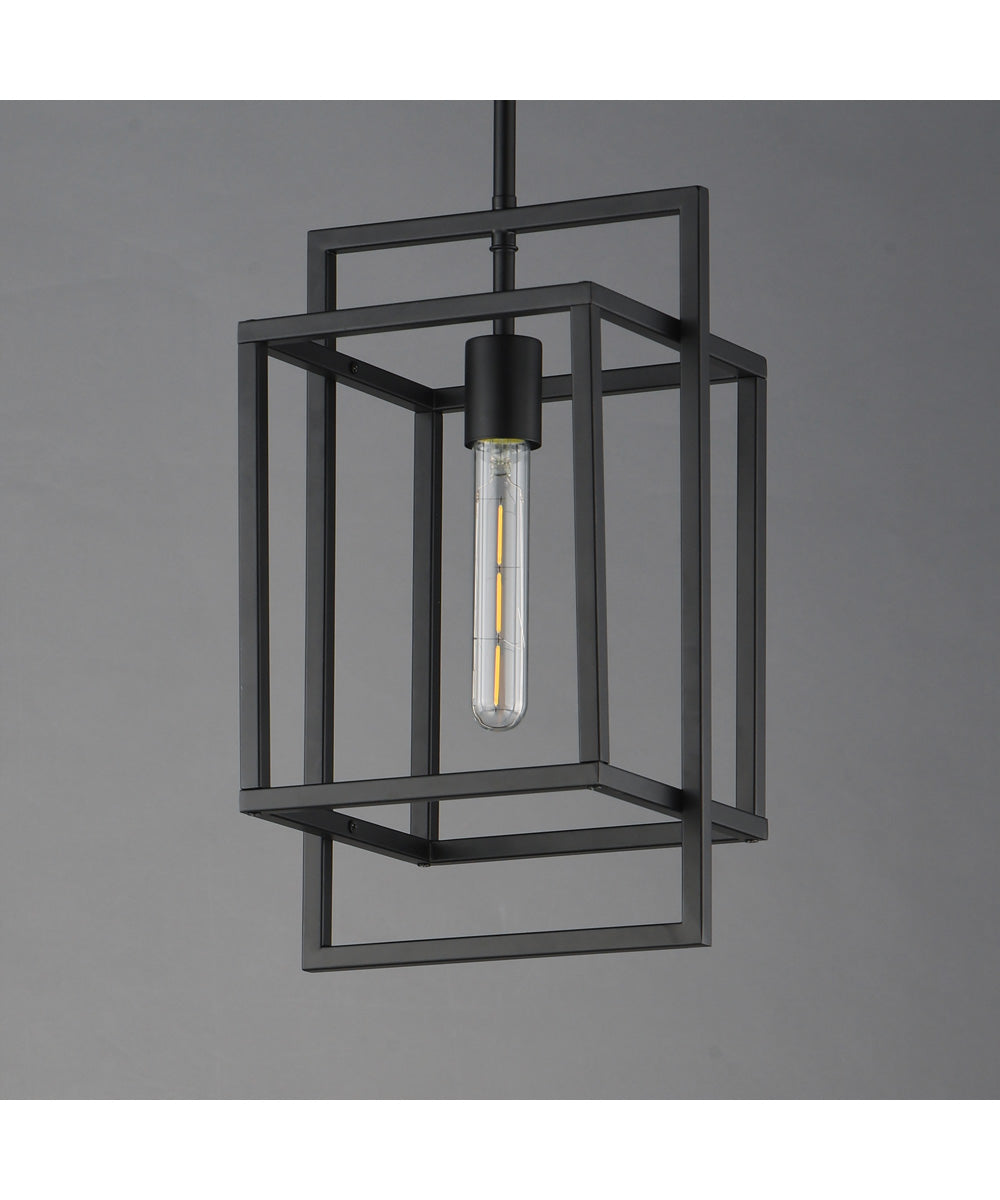 Gridline Single Pendant Black