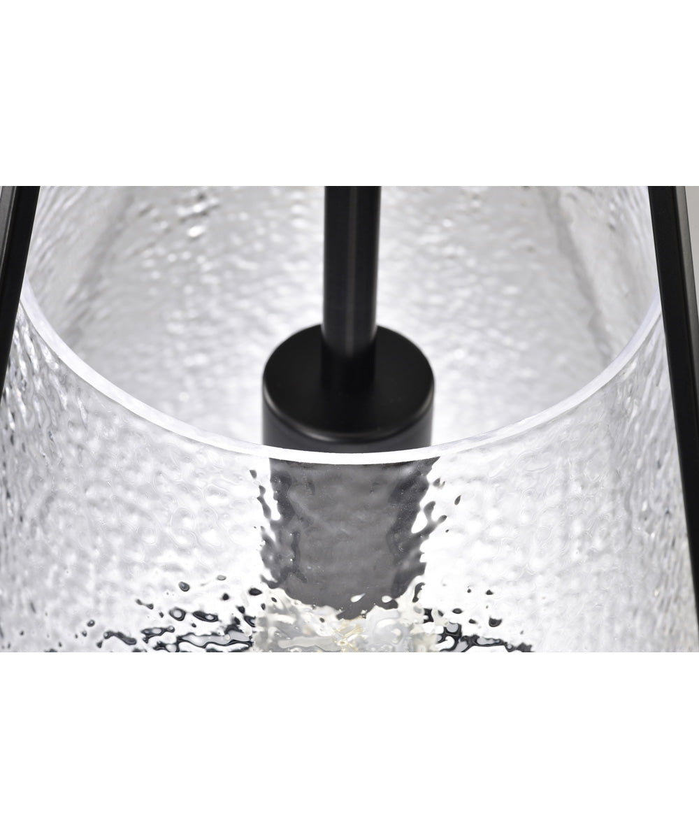 Valentine 3-Light Pendant Black