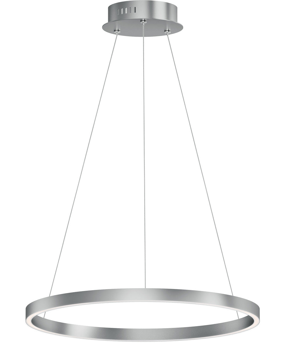 Groove 24 inch Pendant - 5CCT Select Brushed Aluminum