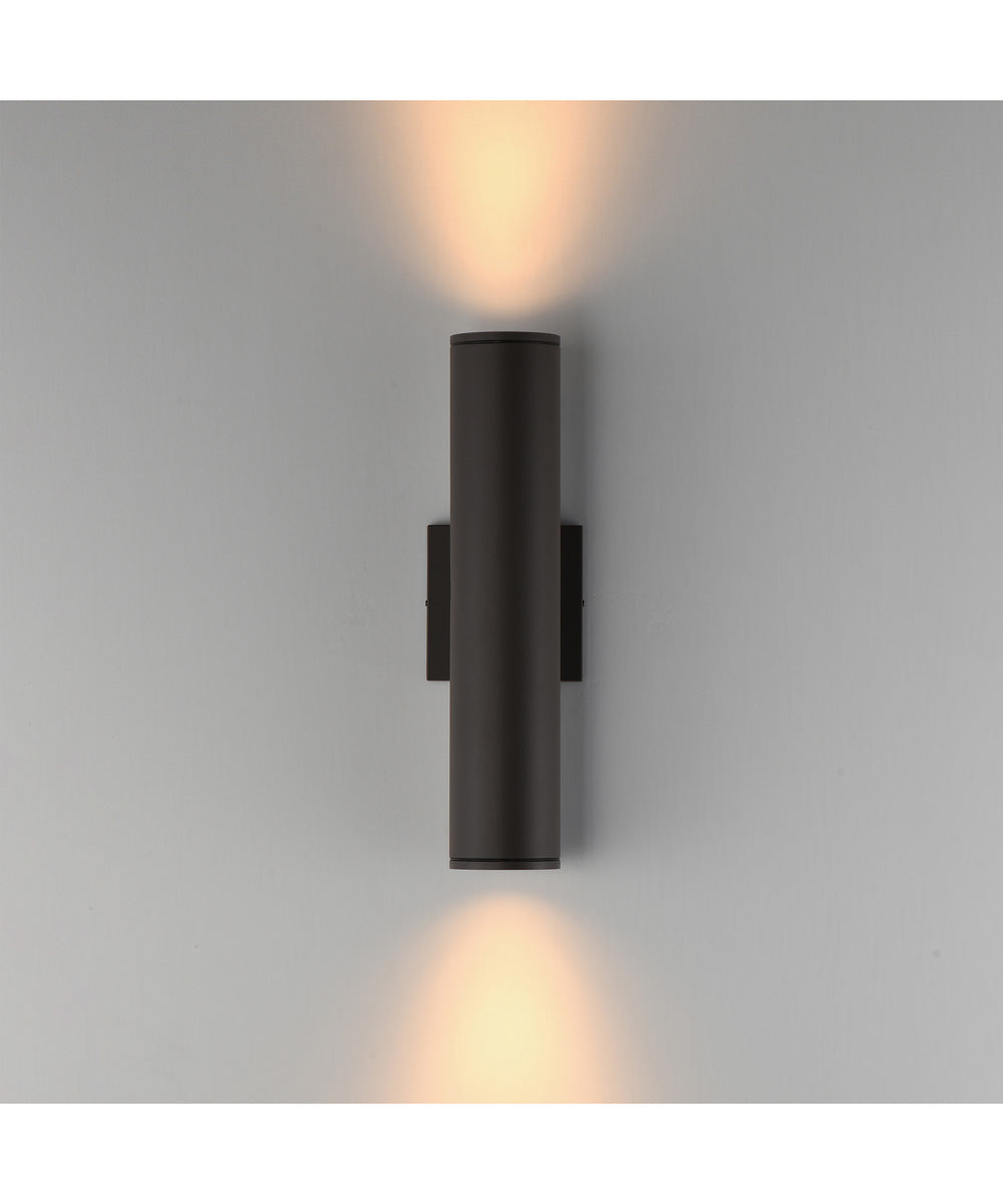 Caldera 15 inch Outdoor Wall Sconce Architectural Bronze