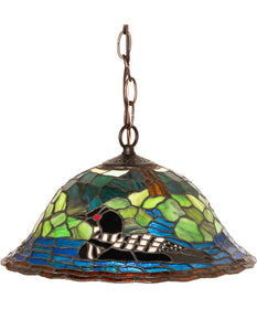 14" Wide Loon Pendant