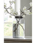 Lukasvale Vase Clear/Pewter
