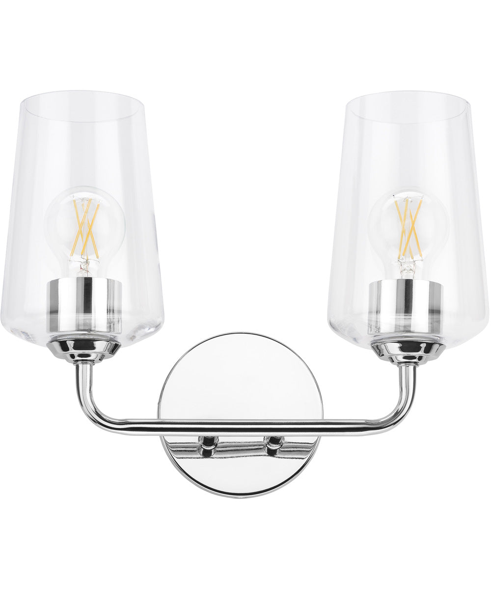 Celino 2-Light Bath & Vanity Polished Chrome