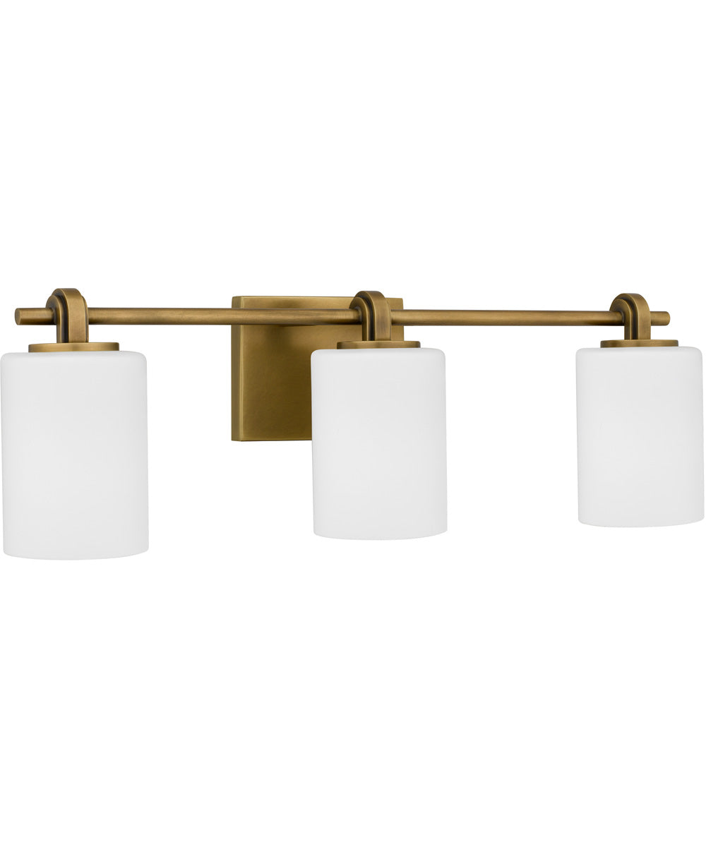 Morris 3-light Bath Light Weathered Brass