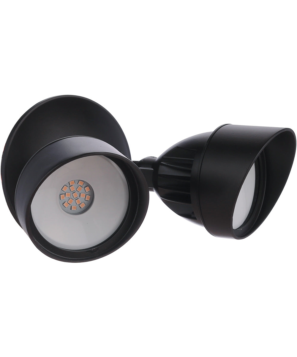 LED Flood 2-Light Outdoor Lighting Bronze