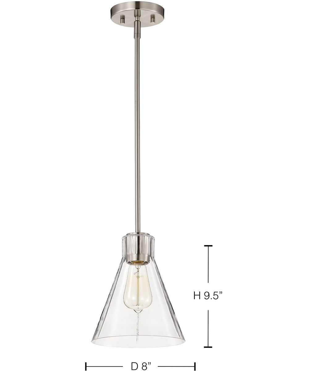 Gianna 1-Light Pendant Brushed Nickel