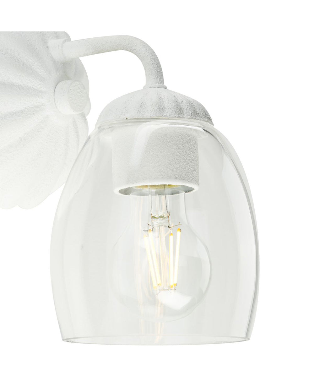 Quillan 1-Light Transitional Bath & Vanity Light White Plaster