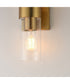 Livingston 2-Light Sconce Natural Aged Brass