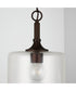 Carter 1-Light Pendant Bronze