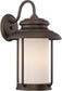 17"H Bethany 1-Light LED Outdoor Mahogany Bronze