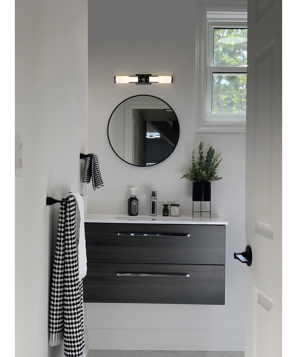 Roselle 2-Light Vanity & Wall Matte Black