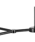 Arya 8-Light Linear Chandelier Matte Black
