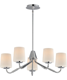 Durham 5-Light Chandelier Polished Chrome