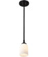 Solara 1-Light Pendant Matte Black
