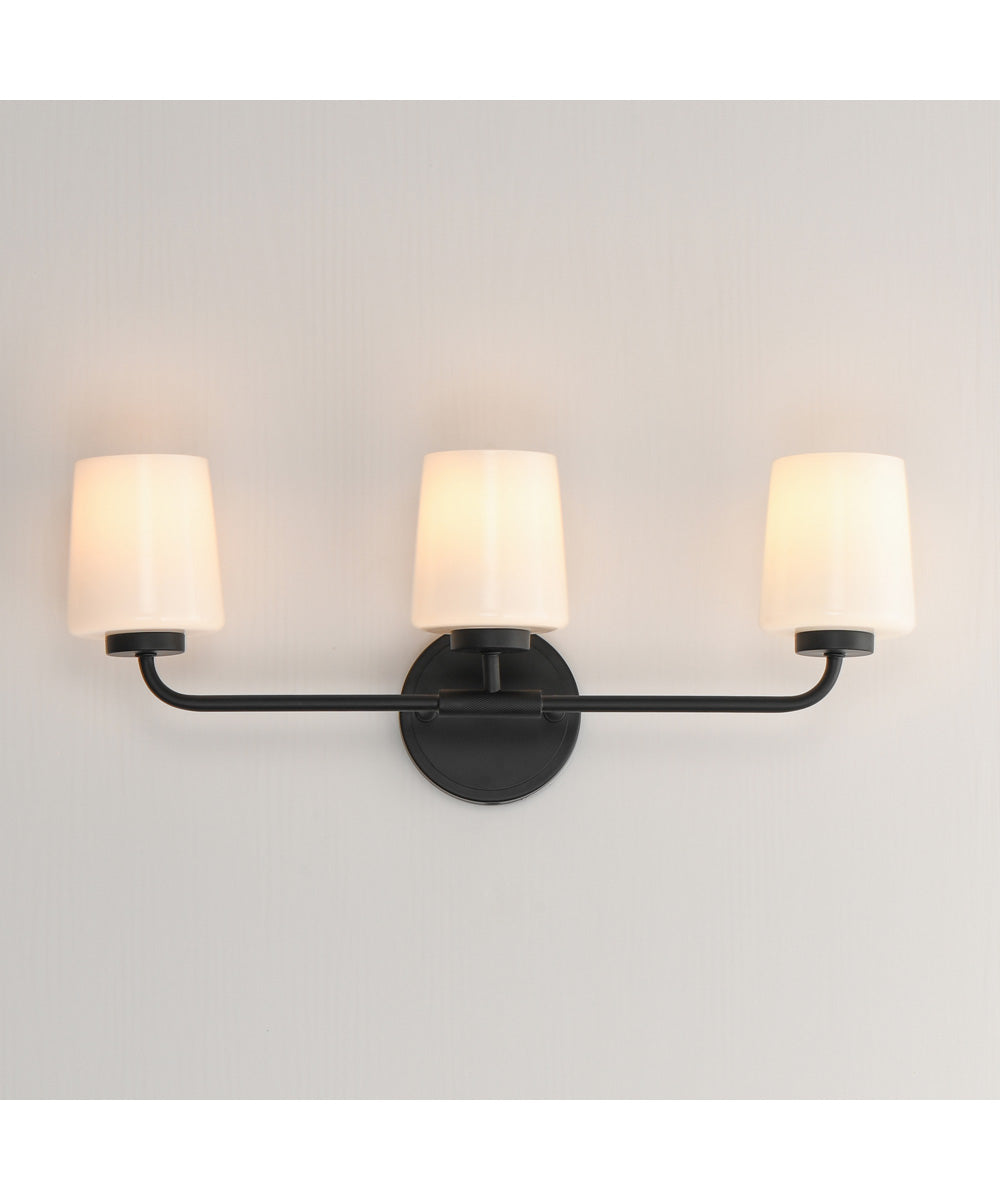 Durham 3-Light Bath Vanity Black