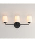 Durham 3-Light Bath Vanity Black