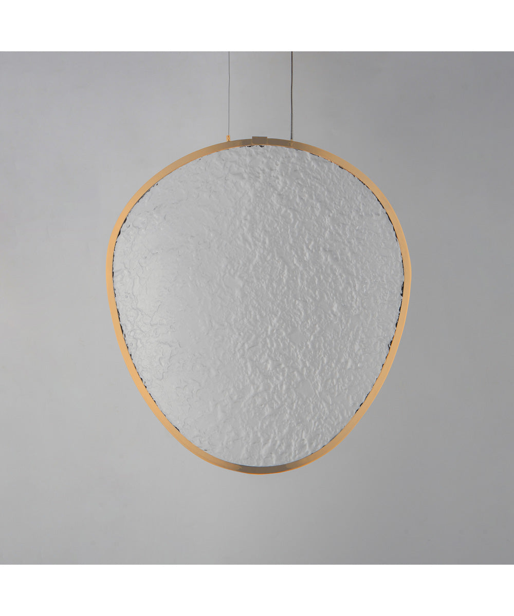 Moonscapes Single LED Pendant Brushed Champagne