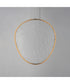 Moonscapes Single LED Pendant Brushed Champagne