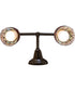 16" Wide Tiffany Candice 2 Light Wall Sconce