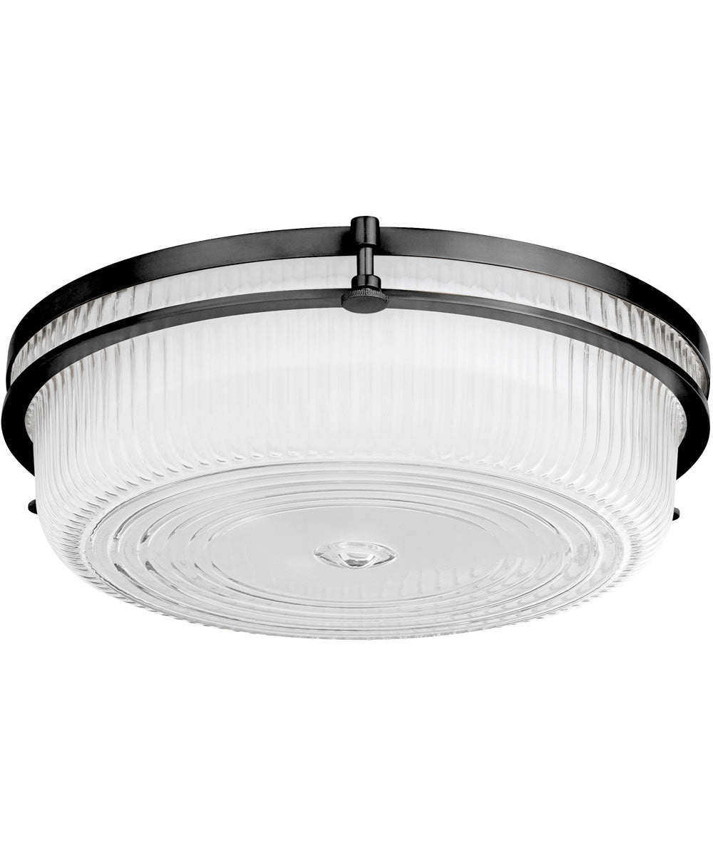 Emory 1-light Ceiling Flush Mount Matte Black