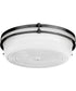 Emory 1-light Ceiling Flush Mount Matte Black