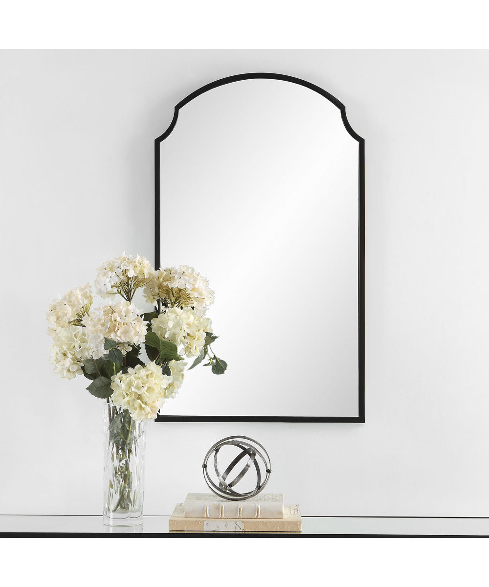 22x36" Wall Mirror in Satin Black