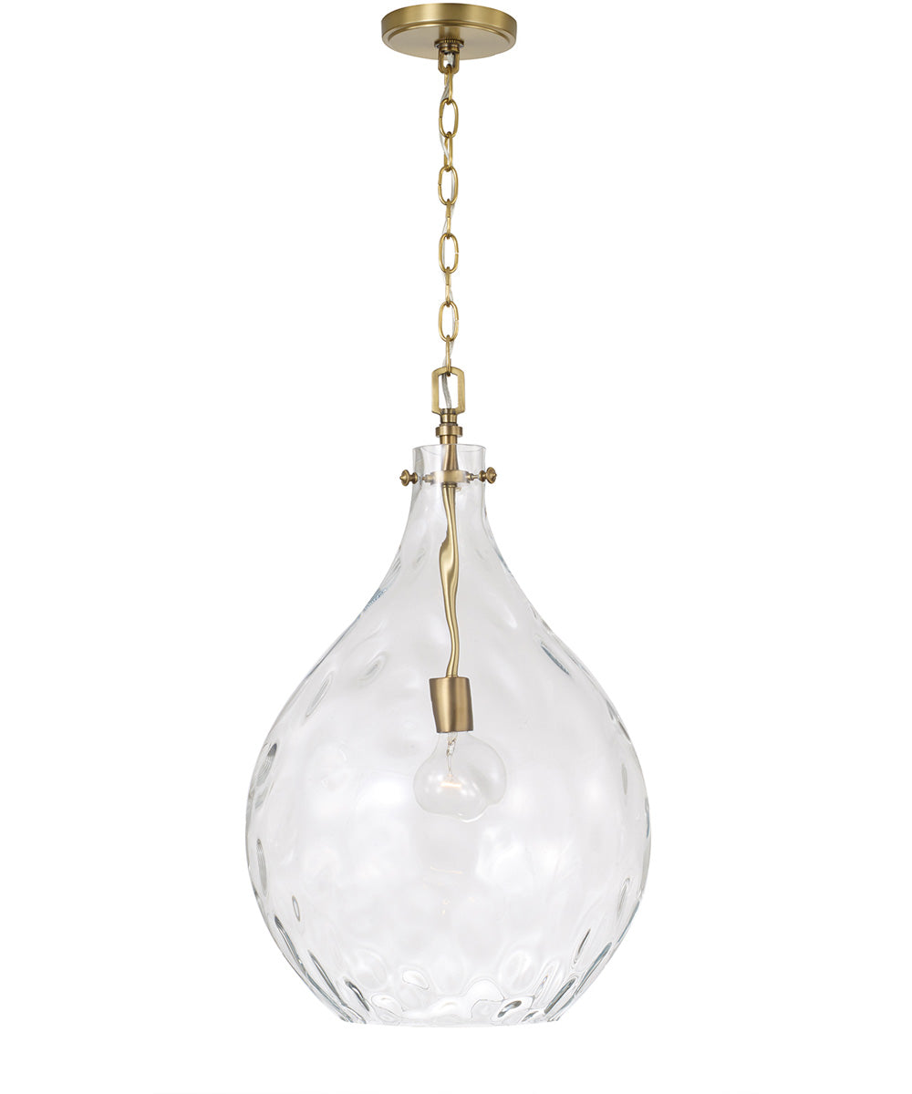 Bristol 1-Light Pendant Aged Brass