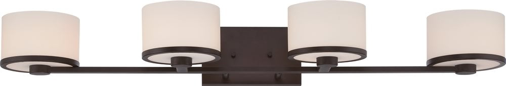 36"W Celine 4-Light Vanity & Wall Venetian Bronze