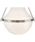 Collins 1-Light Medium Pendant in Polished Nickel