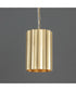 Allegra 1-Light Mini Pendant Weathered Brass