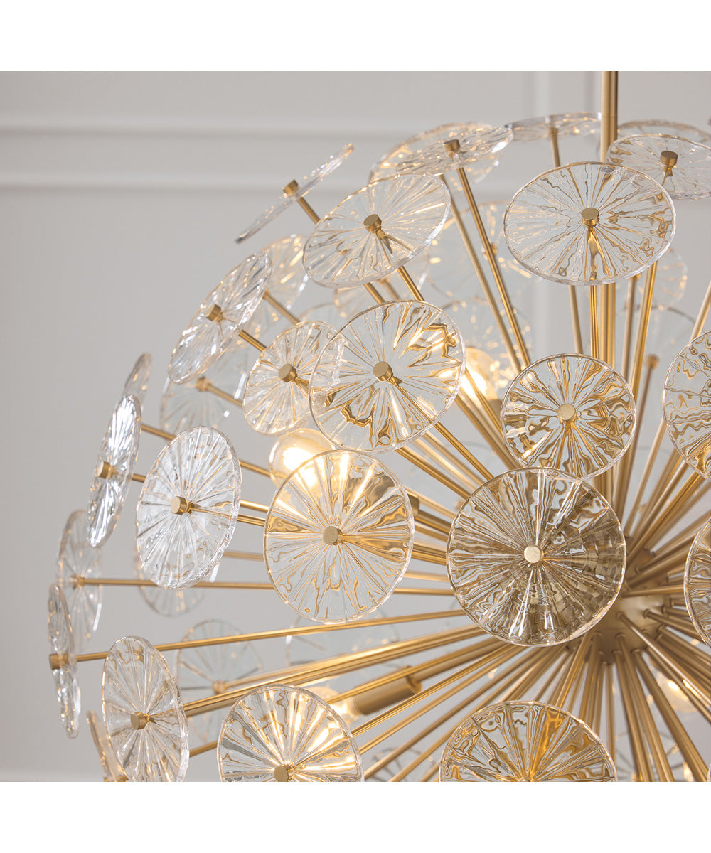 Emelie 8-Light Chandelier Matte Brass