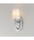 Durham 1-Light Sconce Polished Chrome