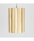 Allegra Small 1-Light Pendant Weathered Brass