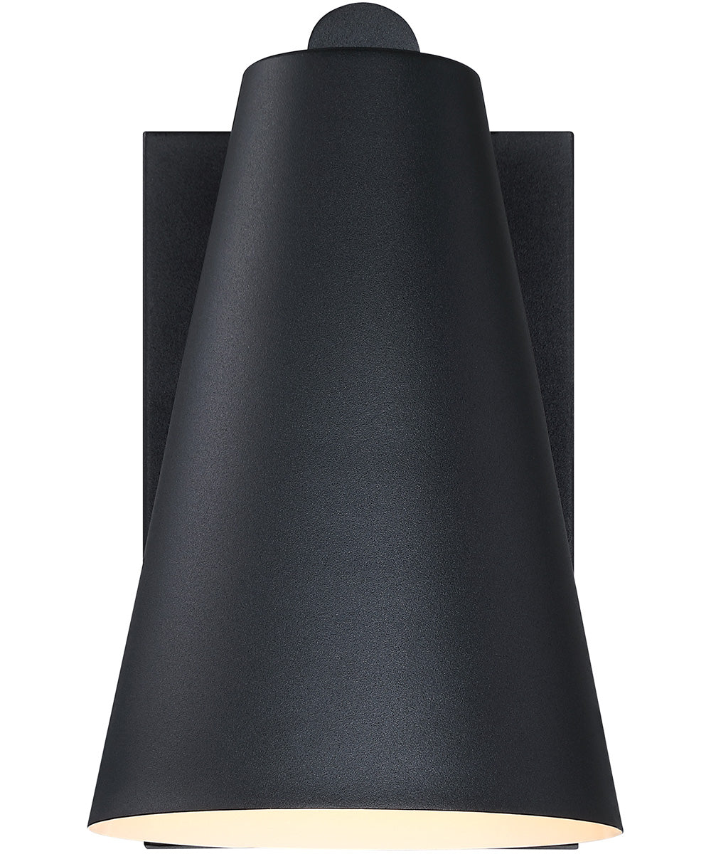 Cedar Mist Outdoor Wall Sconce Black