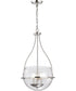 Amado 3-Light Pendant Polished Nickel