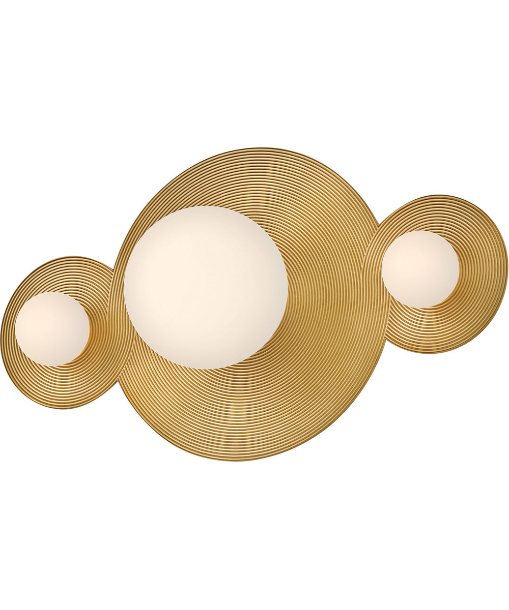 Rhea LED-Light Small LED Vanity in Heritage Brass