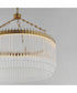 Jolie 24 inch LED Pendant Natural Aged Brass