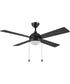 Tavo 52-in. 4-Blade LED Modern Ceiling Fan Matte Black