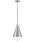 Betty 1-Light Small Pendant in Polished Nickel