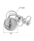 12" W 2 Light Pendant Rounded Corner Square Oatmeal Drum Shade with Diffuser, White Cord