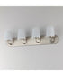 Durham 4-Light Strip Bath Vanity Satin Nickel