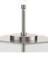 Latham 18 in. 3-Light Flush Mount Brushed Nickel
