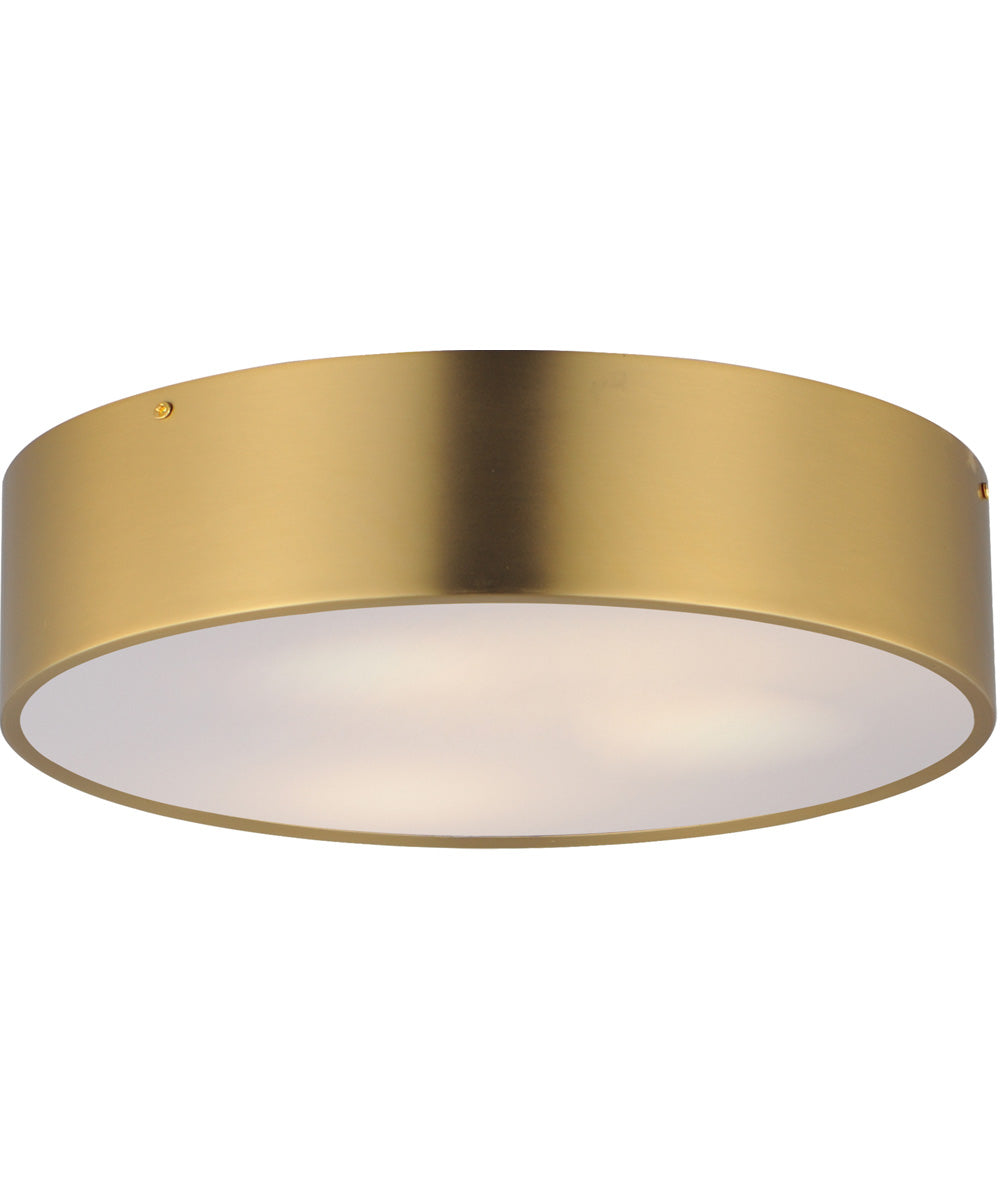 Tommy 16 inch  3-Light Surface Mount Satin Brass