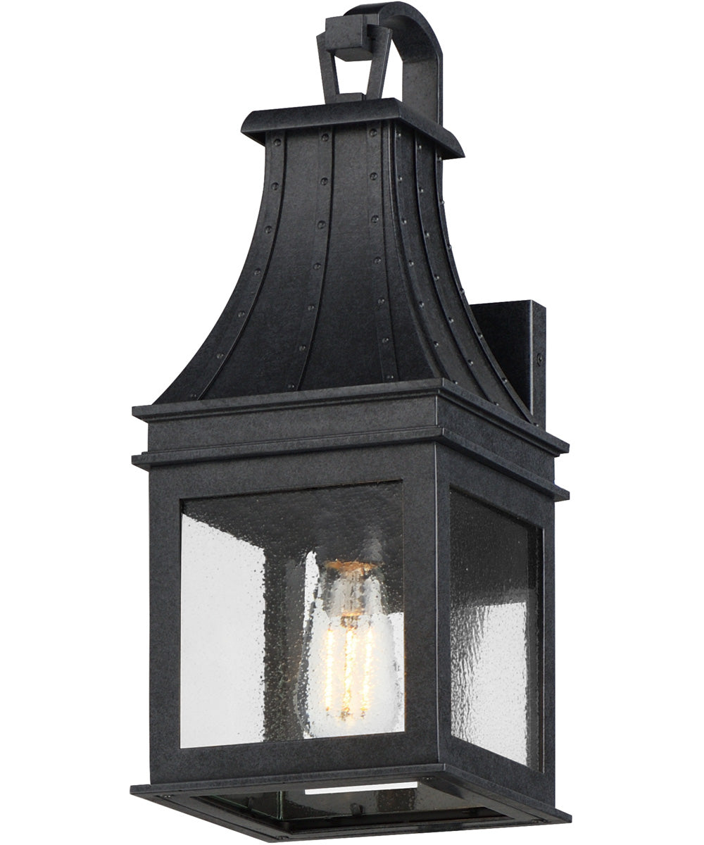 Bramwell VX Single Outdoor Wall Sconce Black Patina