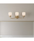 Jacobs 3-light Bath Light Bronze Gold