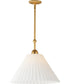 Kismet 20 inch Pendant Gold Leaf