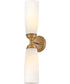 Alexis 2-Light Large Two Light Sconce in Heritage Brass