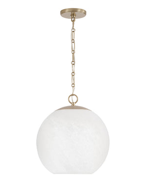 Cleo 1-Light Pendant Matte Brass
