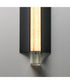 Hyperion 24 inchLED Wall Sconce Black
